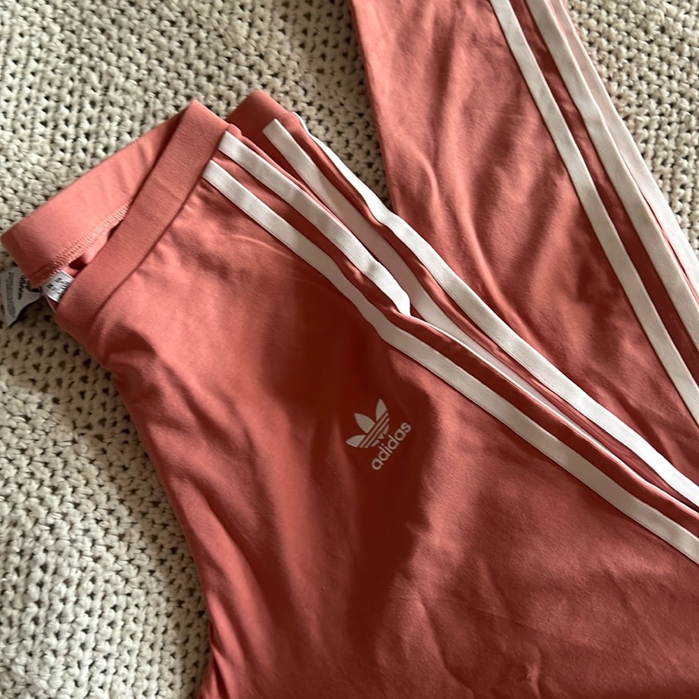 Adidas pink leggings